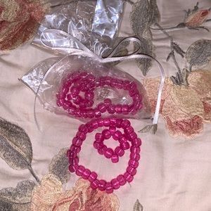 Handmade bracelet and ring set